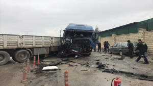 Gaziantep'te zincirleme trafik kazasında 1 kişi yaralandı