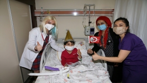 Hatay'da Kovid-19'a bağlı MIS-C tedavisi gören 6 yaşındaki Behram sağlığına kavuştu