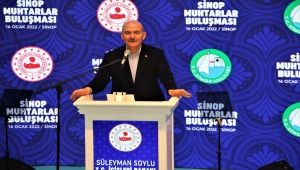İçişleri Bakanı Soylu, "Sinop Muhtarlar Buluşması"nda konuştu: