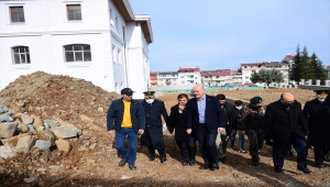 İçişleri Bakanı Soylu, Trabzon'da incelemelerde bulundu
