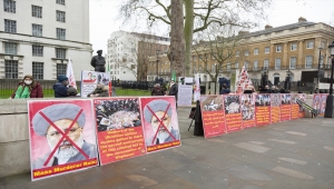 İran'ın Ukrayna uçağını düşürmesinin 2. yılında kurbanlar Londra'da anıldı