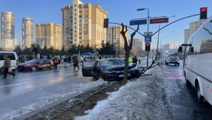 İstanbul'da otomobilin çarptığı sürücü kursu eğitmeni ağır yaralandı