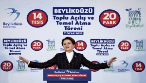 İYİ Parti Genel Başkanı Akşener, Beylikdüzü'nde Toplu Açılış ve Temel Atma Töreni'nde konuştu: