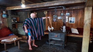 "Kaçkarlı Viking" sert koşullara rağmen doğada yaşamaktan vazgeçmiyor 