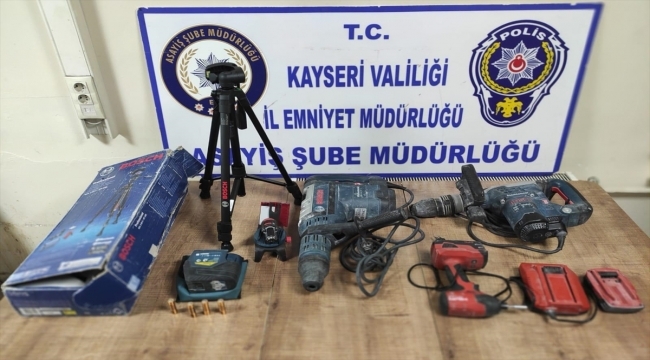 Kayseri'de 80 polisle hırsızlık operasyonu: 8 gözaltı