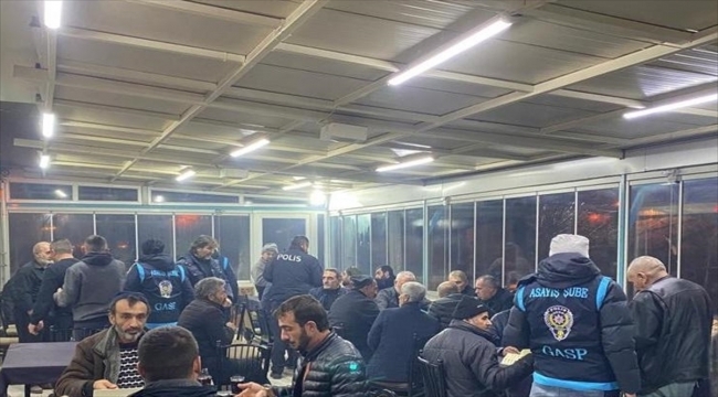 Kayseri'de 150 polisin katılımıyla asayiş uygulaması