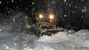 Kayseri-Develi kara yolunda ulaşıma kar ve tipi engeli