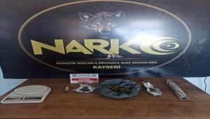 Kayseri'de uyuşturucu operasyonu: 1 gözaltı