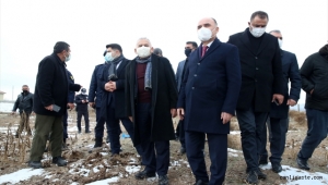 Kayseri Valisi Günaydın deprem bölgesini inceledi