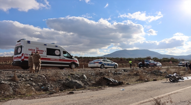 Kilis'te şarampole devrilen motosikletin sürücüsü öldü