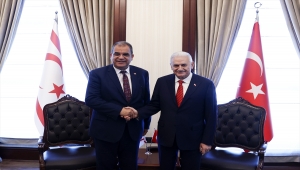 KKTC Başbakanı Sucuoğlu'ndan AK Parti Genel Başkanvekili Yıldırım'a ziyaret