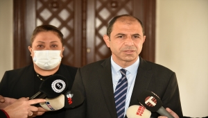 KKTC'de Meclis'te temsil edilecek partilerin başkanları, Cumhurbaşkanı Tatar ile görüştü