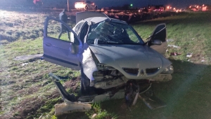 Mardin'de devrilen otomobildeki 1 kişi öldü, 4 kişi yaralandı