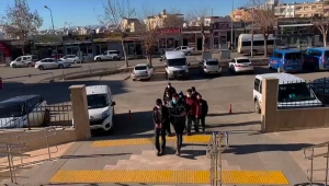 Şanlıurfa'da parklardaki bank demirlerini çalan 4 şüphelinden 3'ü tutuklandı