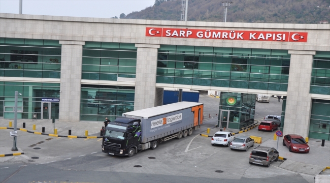 Sarp Sınır Kapısı'nda geçen yıl 156 kaçakçılık olayı önlendi