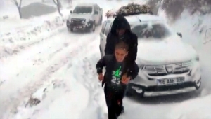 Siirt'te donma tehlikesi geçiren 5 kişi kurtarıldı