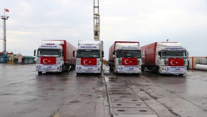 Tekirdağ'dan Suriye'ye 100 ton un gönderildi