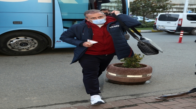 Trabzonspor kafilesi Sivas'a hareket etti