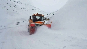 Tunceli-Ovacık ile Tunceli-Hozat kara yolları kar ve tipi nedeniyle ulaşıma kapatıldı
