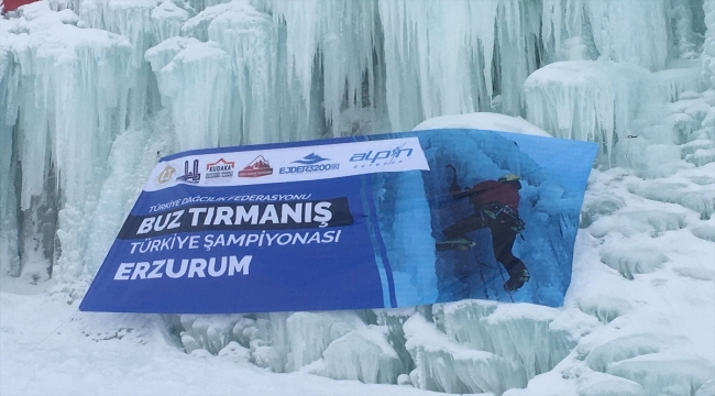 Türkiye Buz Tırmanış Şampiyonası Erzurum'da tamamlandı