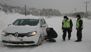 Zincirsiz araçların Abant'a geçişine izin verilmiyor