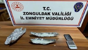 Zonguldak'ta narkotik uygulamasında yakalanan 3 şüpheliden 1'i tutuklandı