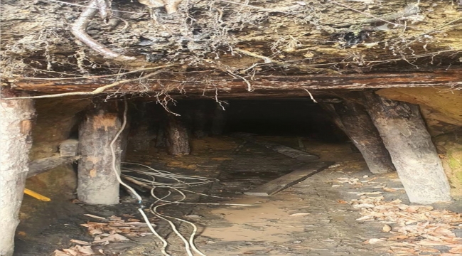 Zonguldak'ta ruhsatsız işletilen 4 maden ocağı çökertildi