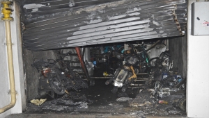 Adıyaman'da tamirhanede çıkan yangında 2 kişi ağır yaralandı