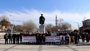 Atatürk ve Adalet anıtlarına saldırılara Edirne'den tepki