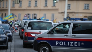 Avusturya'da "Putin'in savaşına hayır" gösterisi düzenlendi