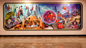 Disney'in duvar tasarımı, Çocuk Hastanesinde moral veriyor