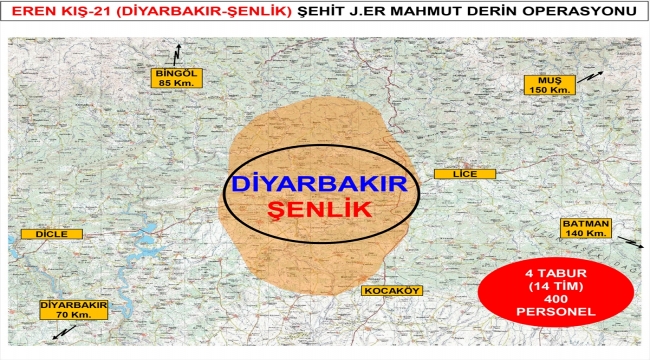 Diyarbakır'da Eren Kış-21 Operasyonu başlatıldı