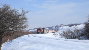 Doğu'nun kış güzelliğini Vangölü Ekspresi ile izliyorlar