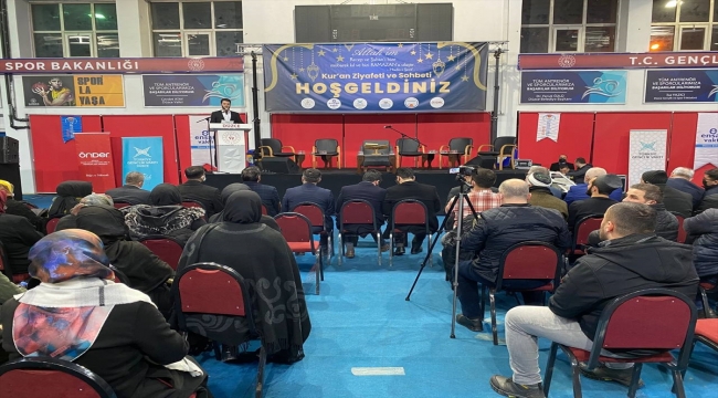 Düzce'de, TÜGVA önderliğinde 3 ayların başlangıcı nedeniyle etkinlik düzenlendi