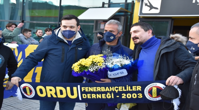 Fenerbahçe kafilesi Giresun'a geldi