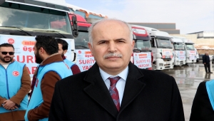 Gaziantep'ten Suriye ve Afganistan'a 10 tır yardım gönderildi