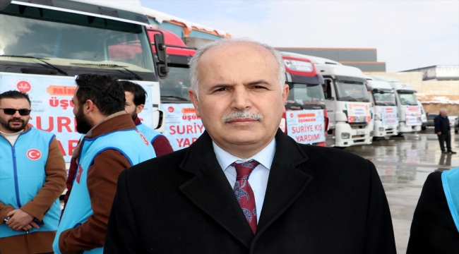Gaziantep'ten Suriye ve Afganistan'a 10 tır yardım gönderildi