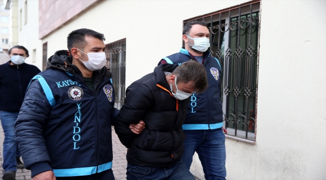 GÜNCELLEME - Kayseri'de bebek arabalı kadının cep telefonunu kapkaçla çalan zanlı tutuklandı