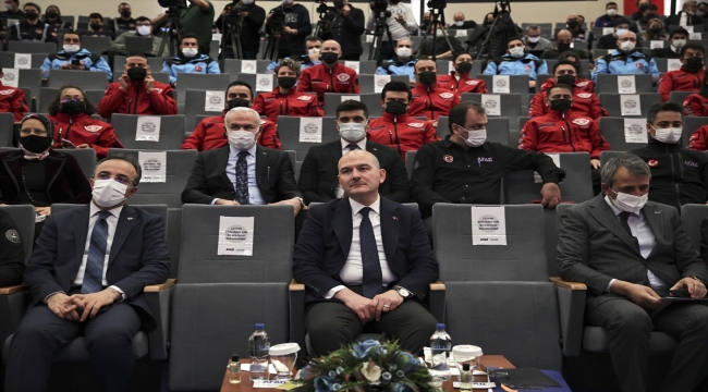 İçişleri Bakanı Soylu "AFAD Akreditasyon Sertifika Belgesi Teslim Töreni"nde konuştu: