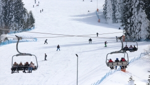 Ilgaz Dağı Kayak Merkezi hafta sonu birçok ilden ziyaretçiyi ağırlıyor