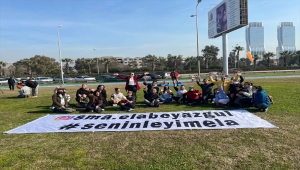 İzmirli paramotorcular, SMA hastası Ela Beyazgül için havalandı