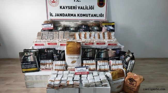 Kayseri'de 33 bin dolu makaron ele geçirildi: 4 gözaltı