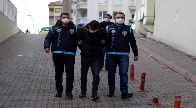Kayseri'de bir kadının cep telefonunu kapkaçla çalan zanlı yakalandı