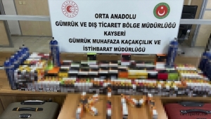 Kayseri'de gümrük kaçağı 1175 elektronik sigara ele geçirildi