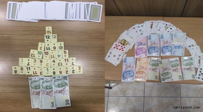 Kayseri'de kumar operasyonu: 9 kişiye 16 bin 371 lira ceza