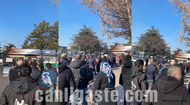 Kayseri'de uzayan Ayçiçek yağı kuyruğuna dikkat! Her şey indirimli alabilmek için