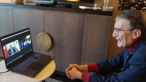 KKTC Cumhurbaşkanı Tatar, Nobel ödüllü Prof. Dr. Aziz Sancar ile görüştü