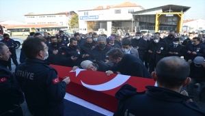 Kütahya'da hayatını kaybeden itfaiye erinin cenazesi defnedildi