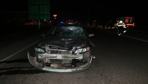 Manisa'da otomobilin çarptığı yaya hayatını kaybetti