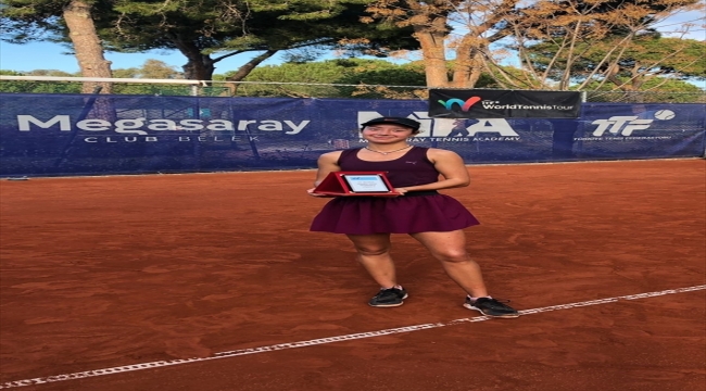 Milli tenisçi İlay Yörük, Antalya'da ikinci oldu